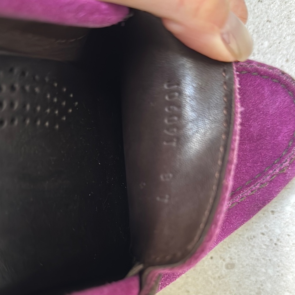 Tom Ford Men's Rich Purple Suede Loafers - Picture 6 of 6